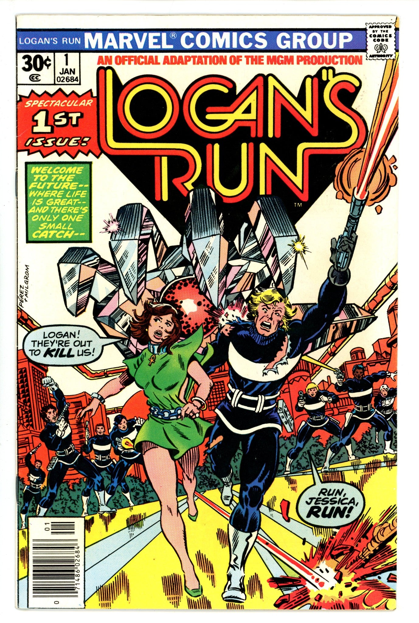 Logan's Run 1 VG+ (1977)