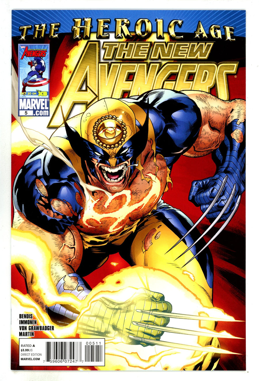 New Avengers Vol 2 5 High Grade (2010) 