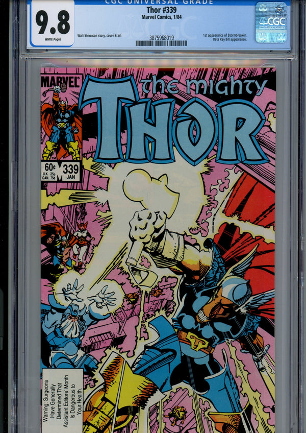 Thor Vol 1 339 CGC 9.8 (NM/M) (1984)