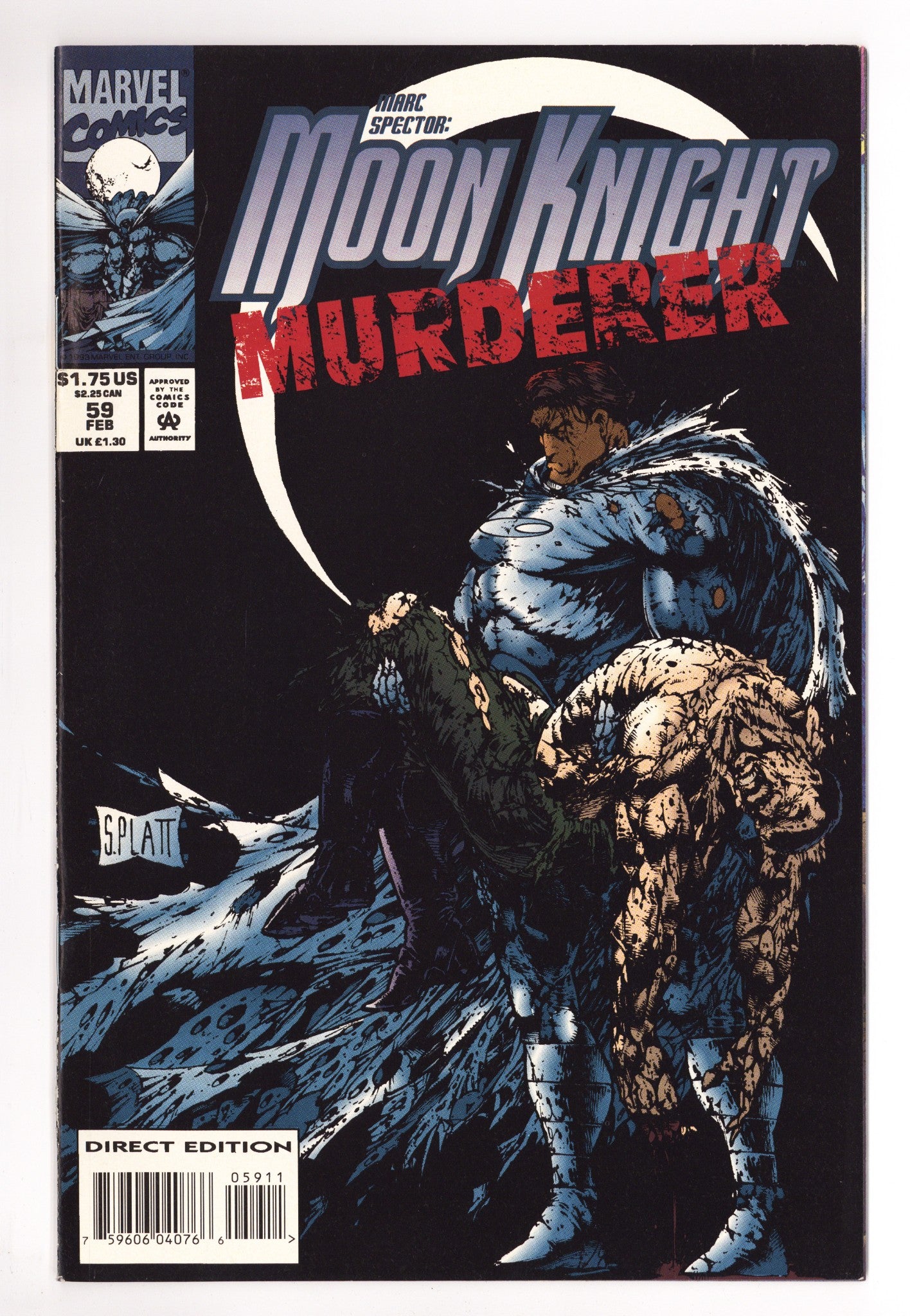Marc Spector: Moon Knight 59 VF (8.0) (1994) 