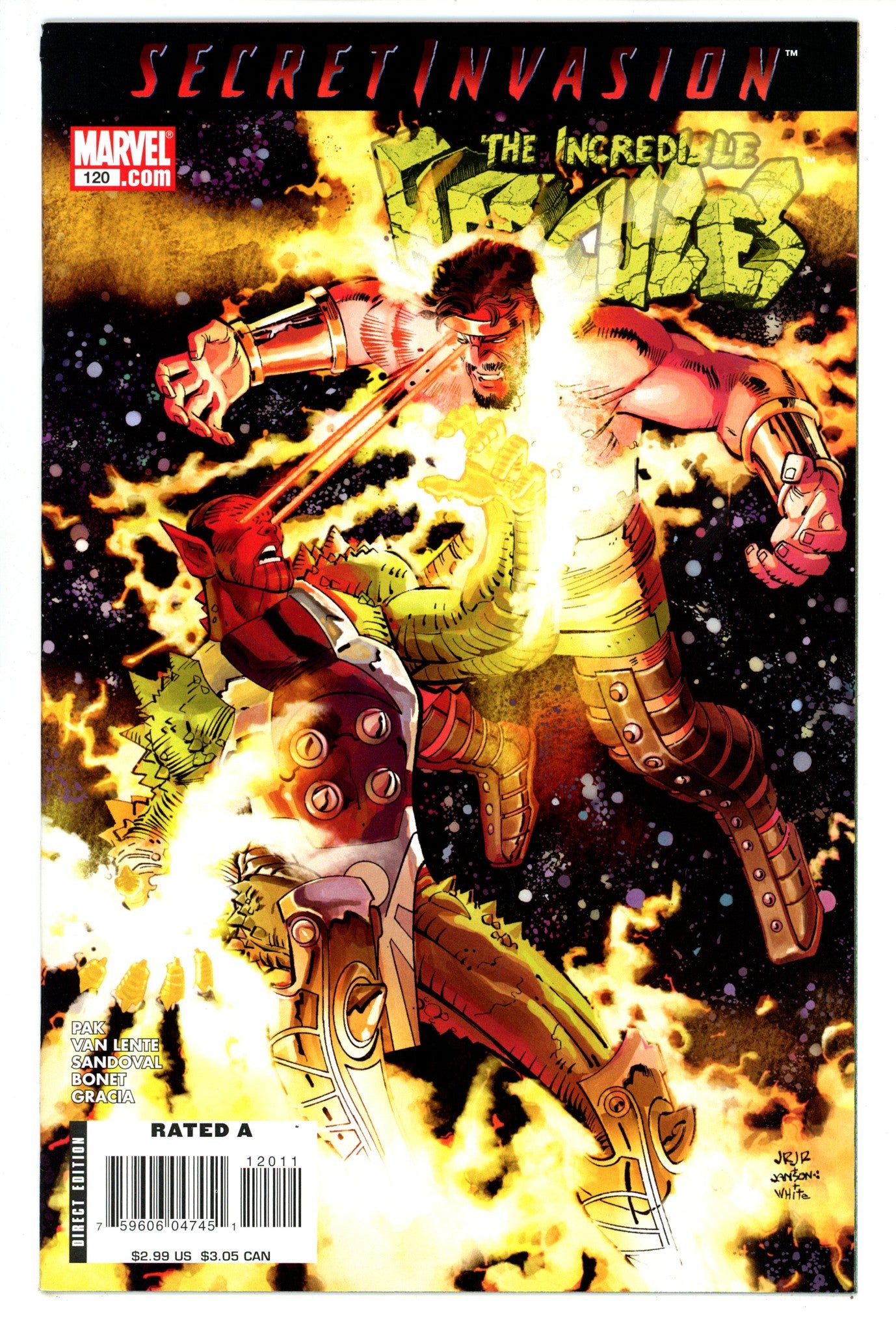 Incredible Hercules 120 VF+ (8.5) (2008) 