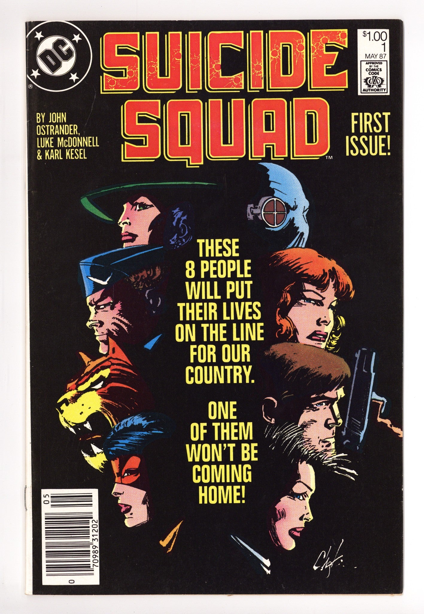 Suicide Squad Vol 1 1 FN (6.0) (1987) Canadian Price Variant 