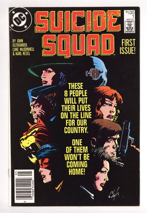 Suicide Squad Vol 1 1 FN (6.0) (1987) Canadian Price Variant