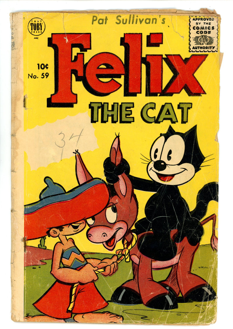 Pat Sullivan's Felix the Cat 59 PR (0.5) (1955) Canadian Edition 