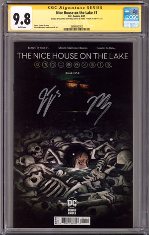The Nice House on the Lake 1 CGC 9.8 (NM/M) (2021) Signed x2 Cover James Tynion & Alvaro Martinez Bueno