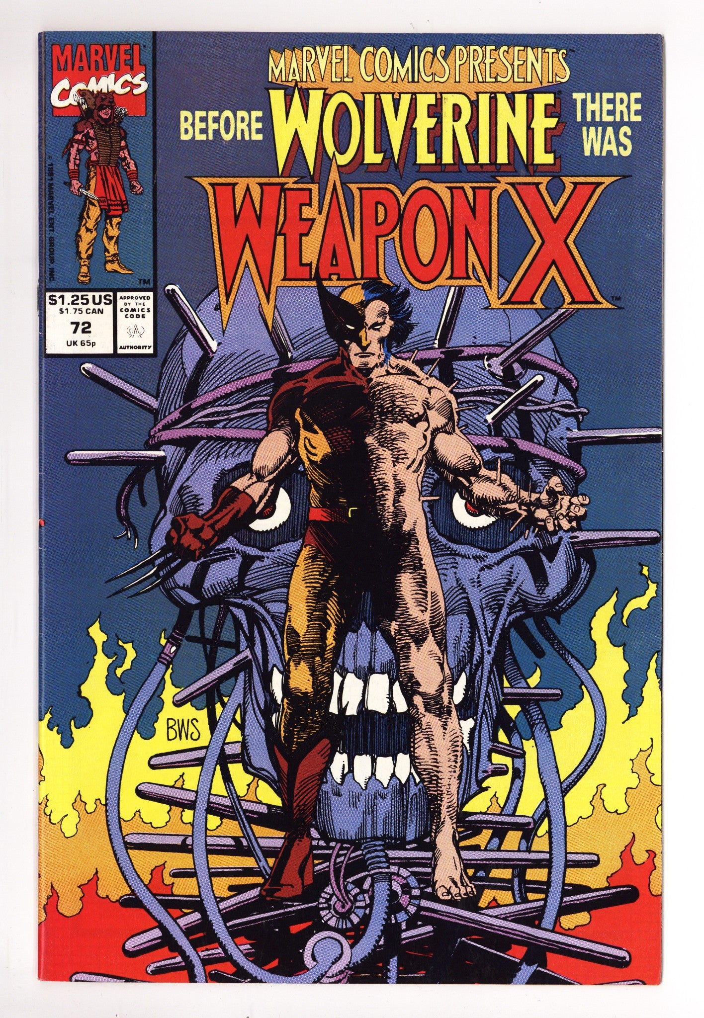 Marvel Comics Presents Vol 1 72 VF (8.0) (1991) 