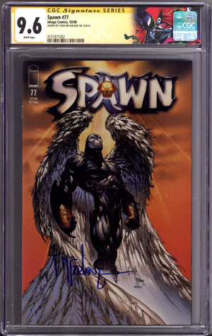 Spawn 77 CGC 9.6 (NM+) (1998) Signed x1 Cover Todd McFarlane