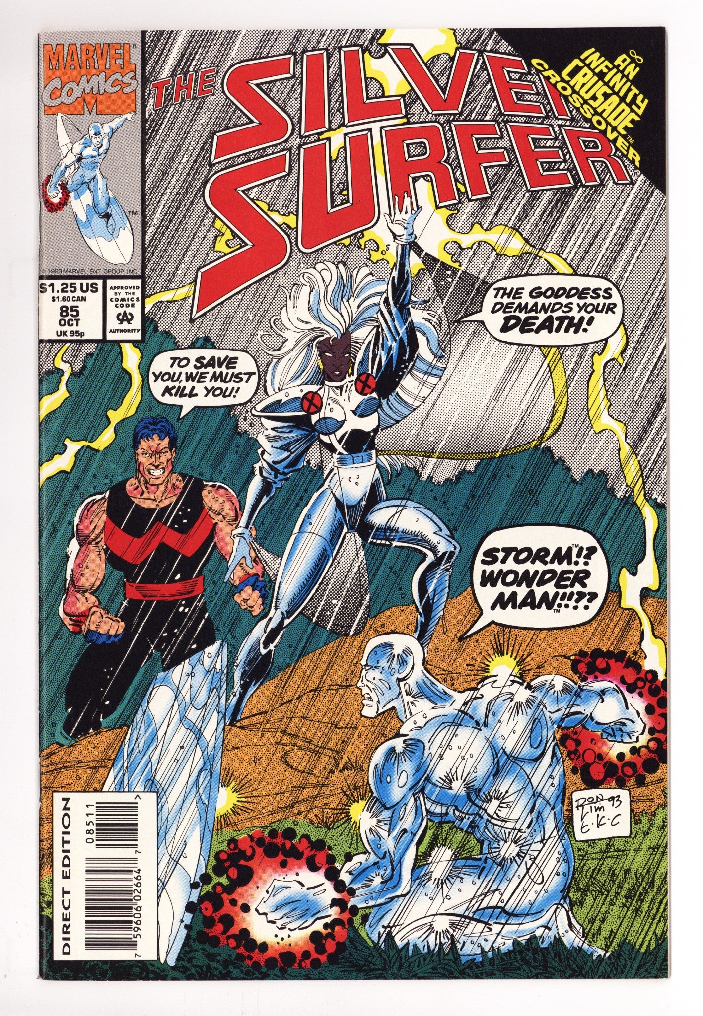 Silver Surfer Vol 3 85 Mid Grade (1993) 