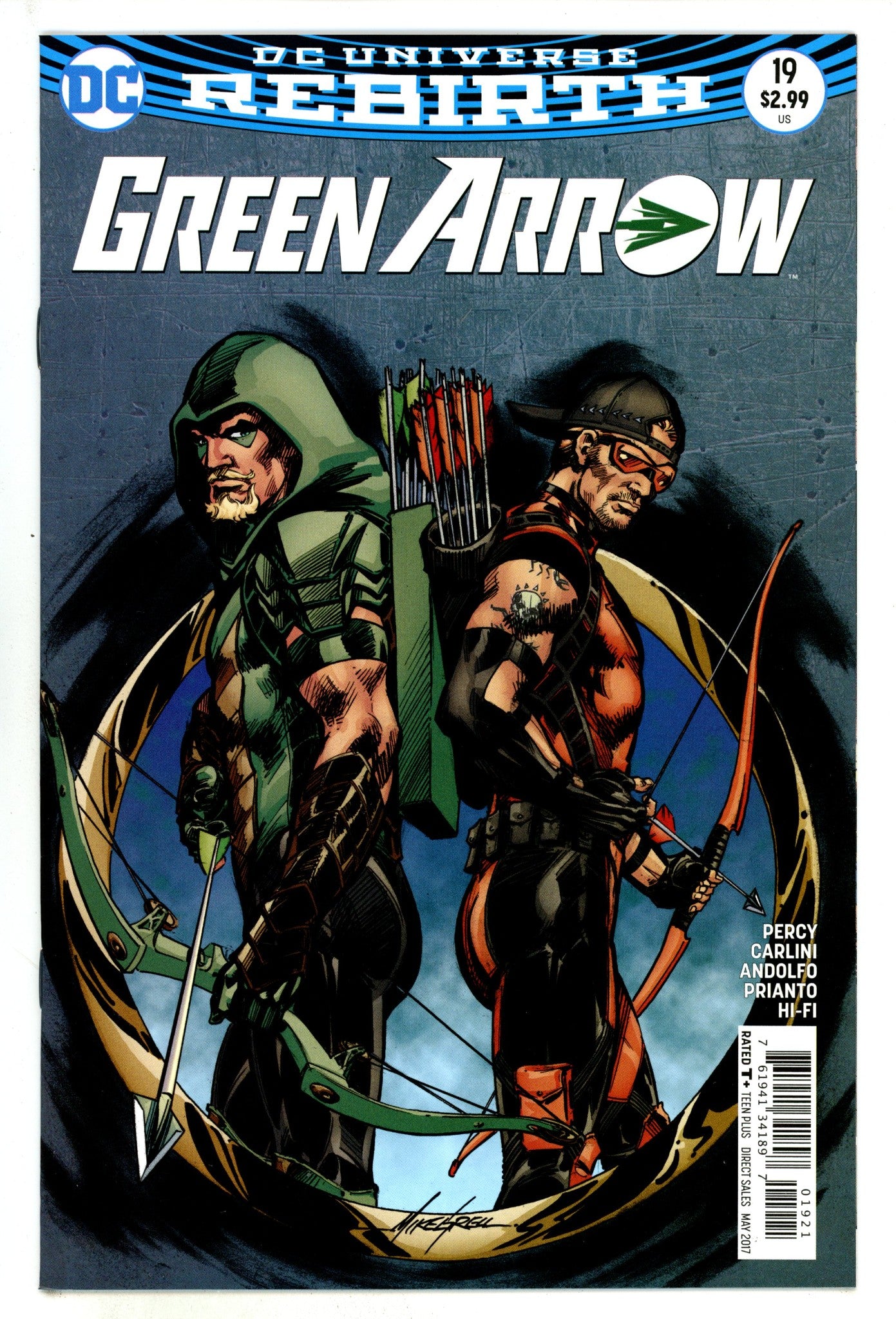 Green Arrow Vol 6 19 High Grade (2017) Grell Variant 