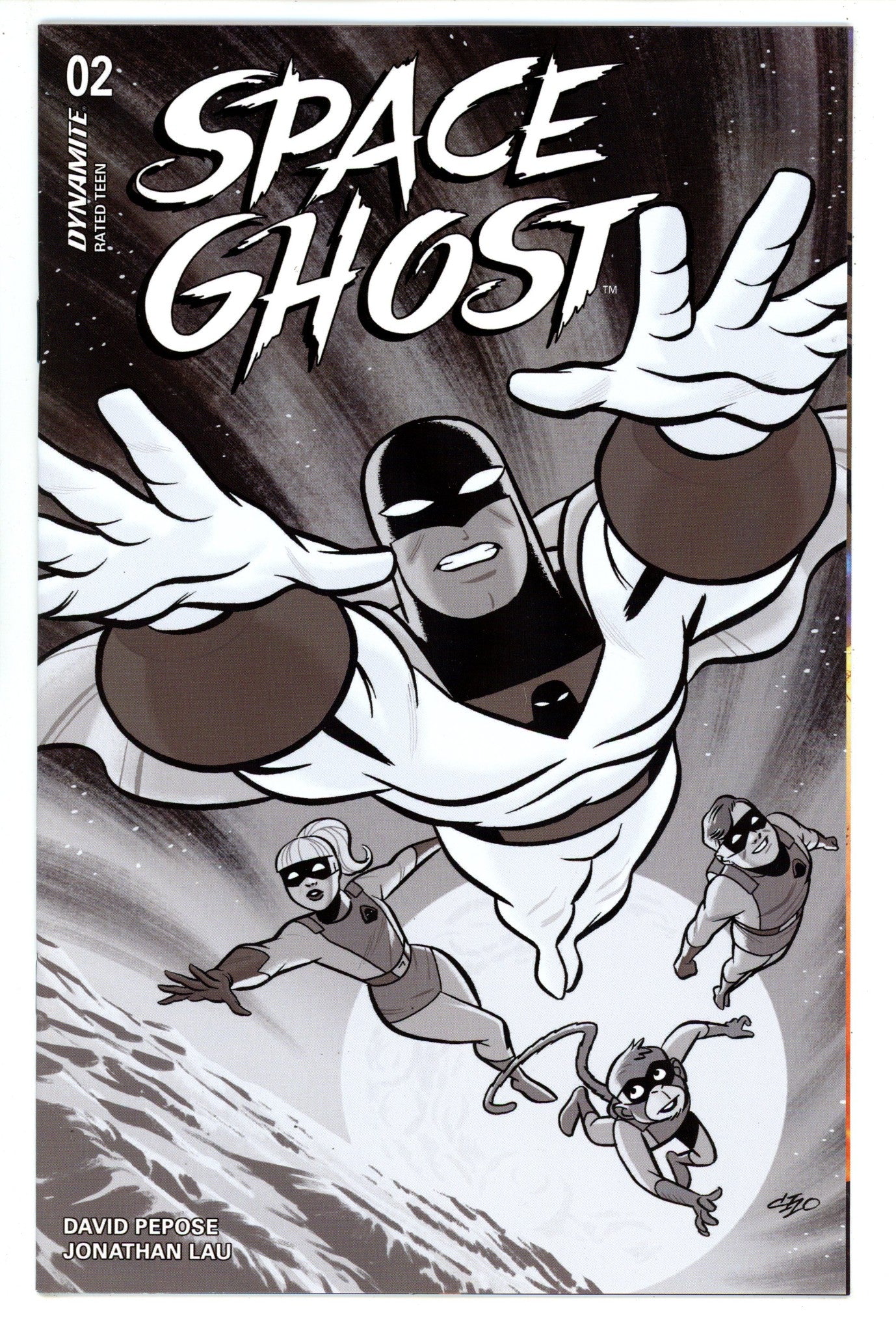Space Ghost  2 Cho  B&W Incentive Variant  (2024)