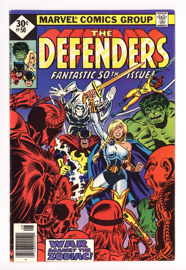 The Defenders Vol 1 50 Mid Grade Whitman (1977)