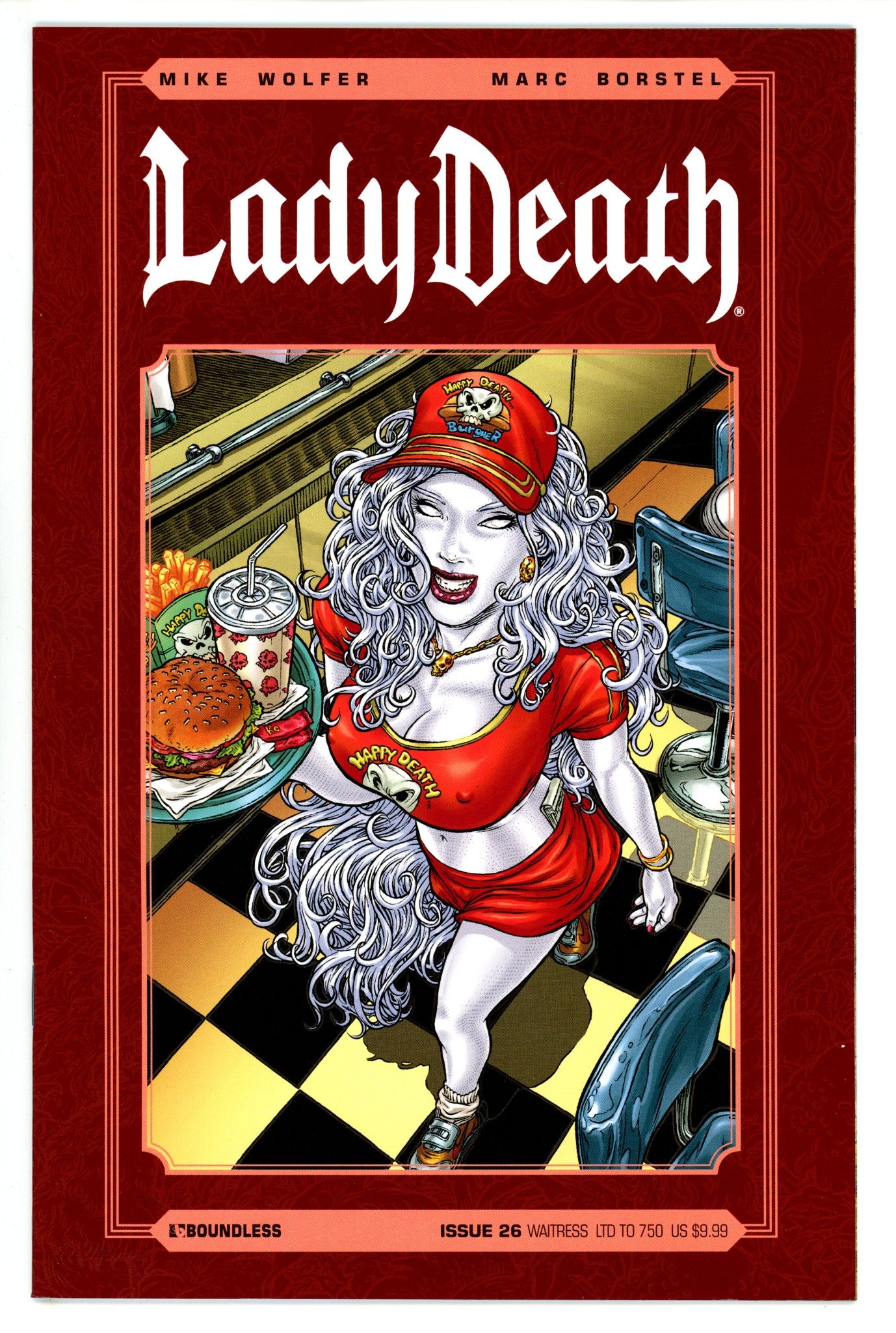 Lady Death Vol 3 26 Ryp Waitress Variant (2013)