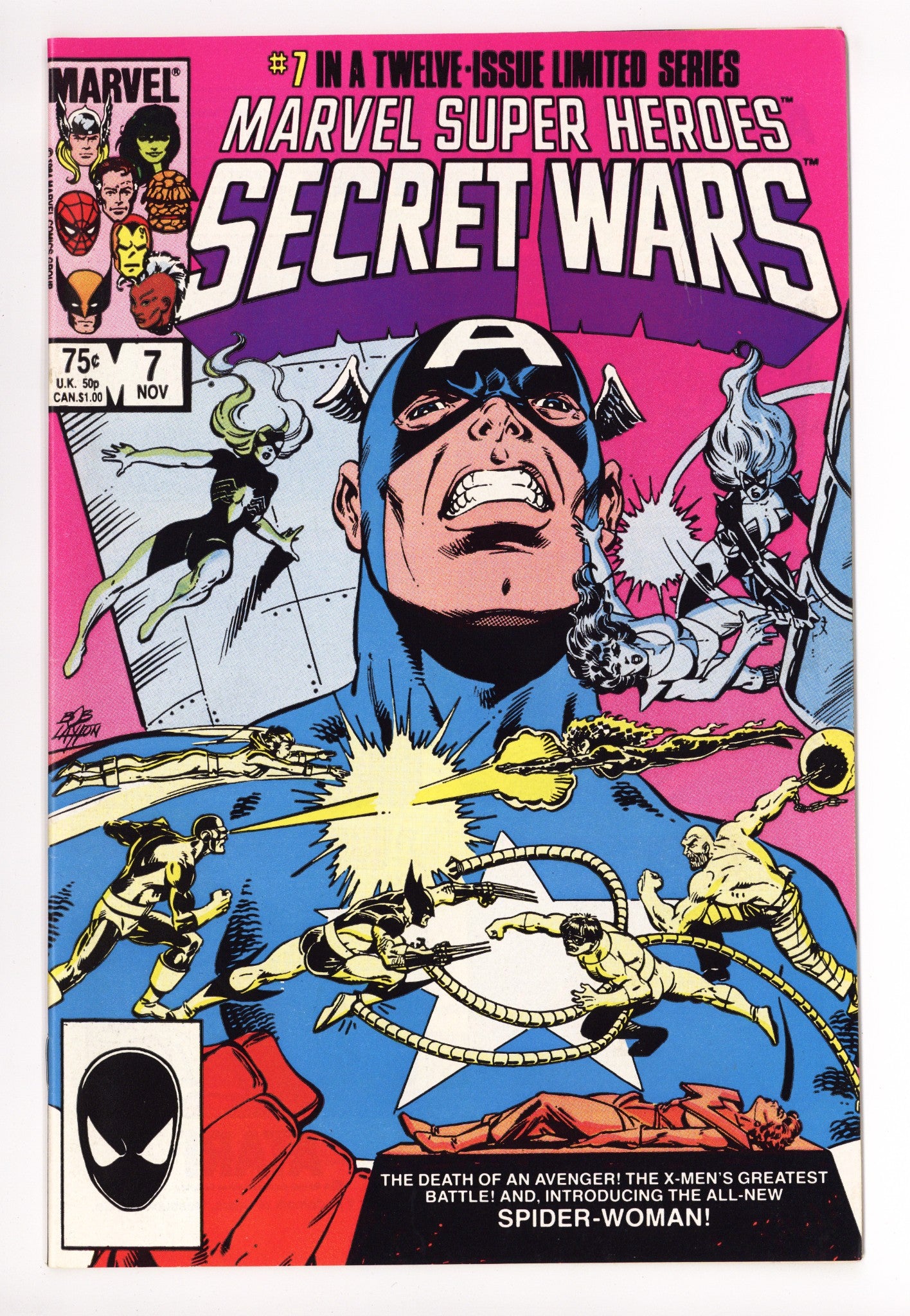 Marvel Super-Heroes Secret Wars 7 VF+ (8.5) (1984) 