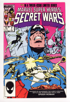 Marvel Super-Heroes Secret Wars 7 VF+ (8.5) (1984) 