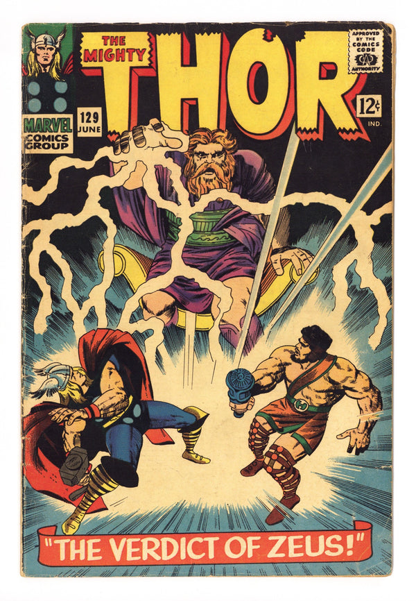 Thor Vol 1 129 VG (4.0) (1966)