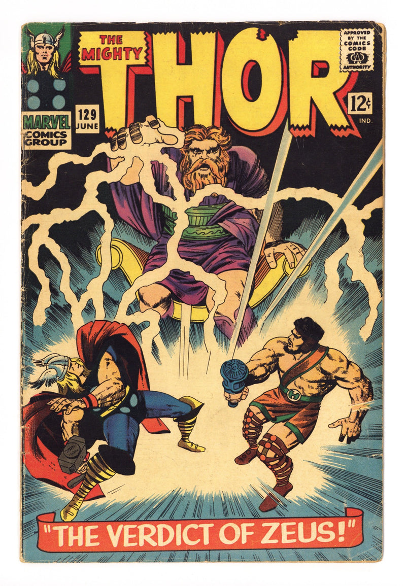 Thor Vol 1 129 VG (4.0) (1966) 