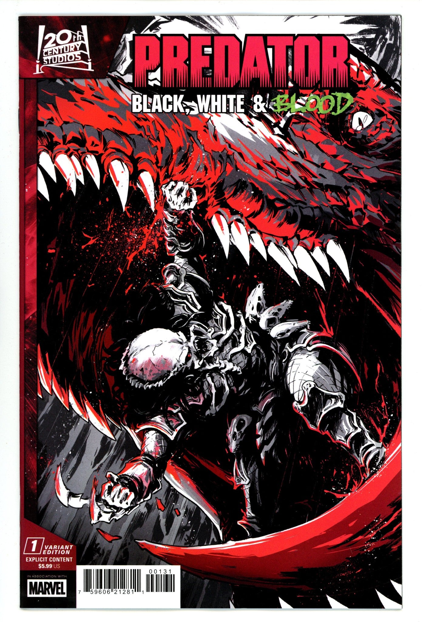 Predator: Black White & Blood 1 Villanelli Variant (2025)