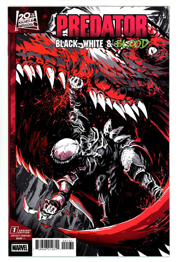 Predator: Black White & Blood 1 Villanelli Variant (2025)