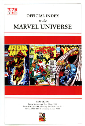 Official Index to the Marvel Universe 9 High Grade (2009)