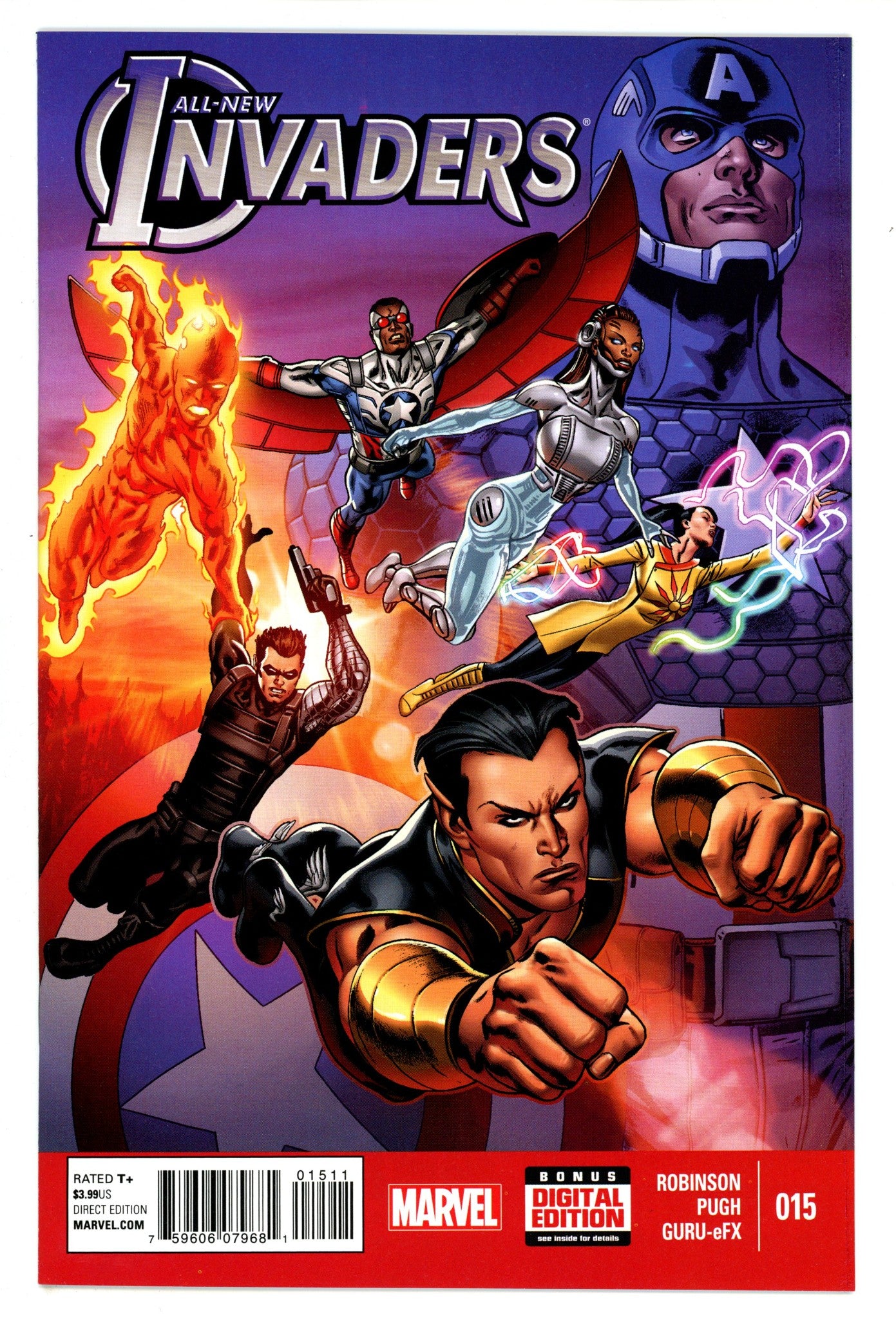 All-New Invaders 15 High Grade (2015) 