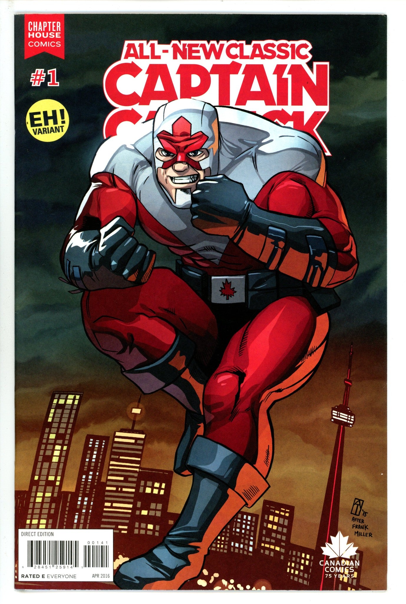 All-New Classic Captain Canuck 1 Thomas Homage Variant (2016)