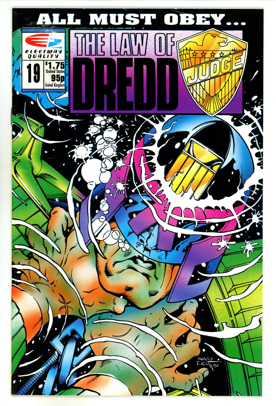 The Law of Dredd 19 Mid Grade (1990) 