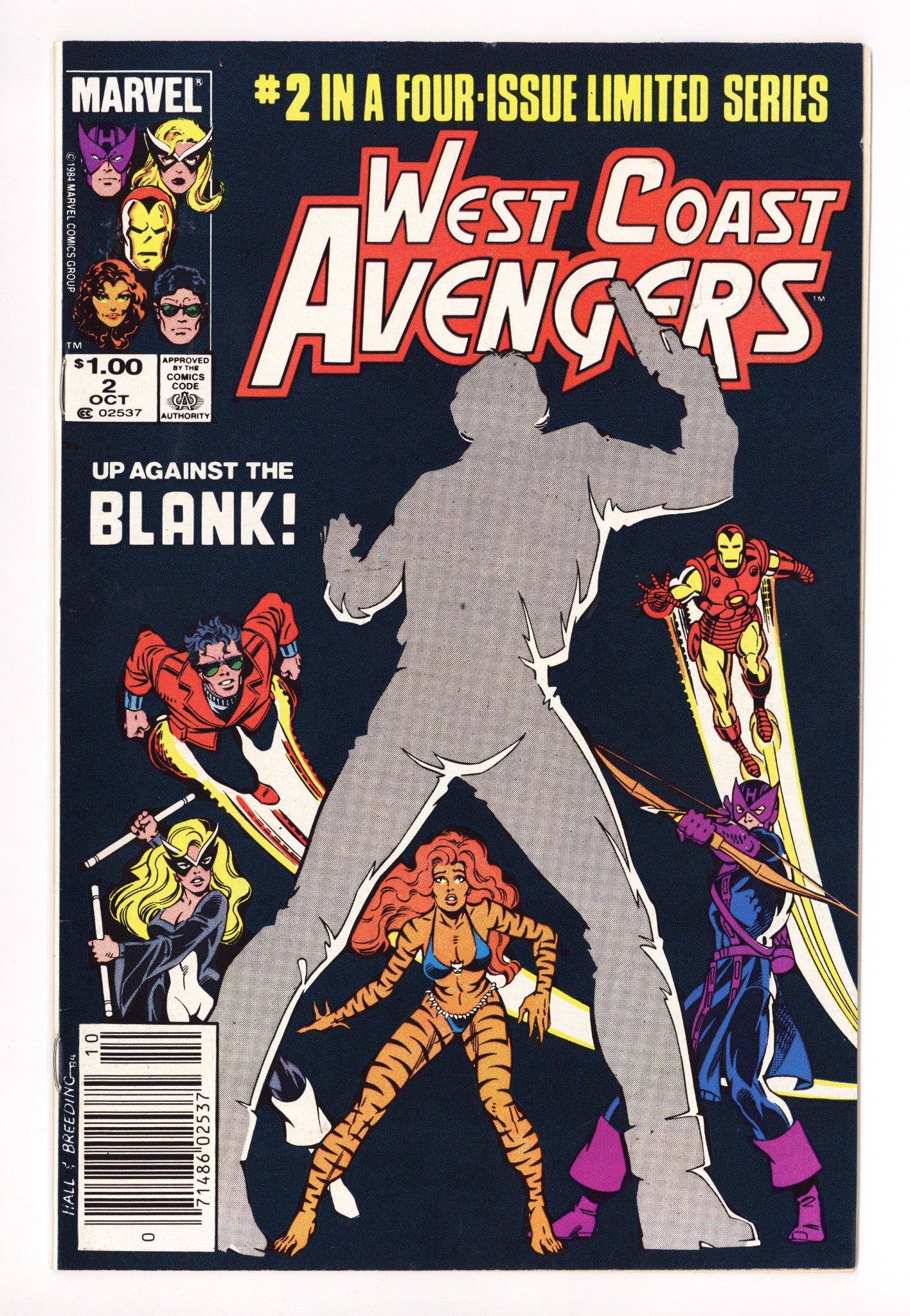 West Coast Avengers Vol 1 2 FN- (5.5) (1984) Canadian Price Variant 