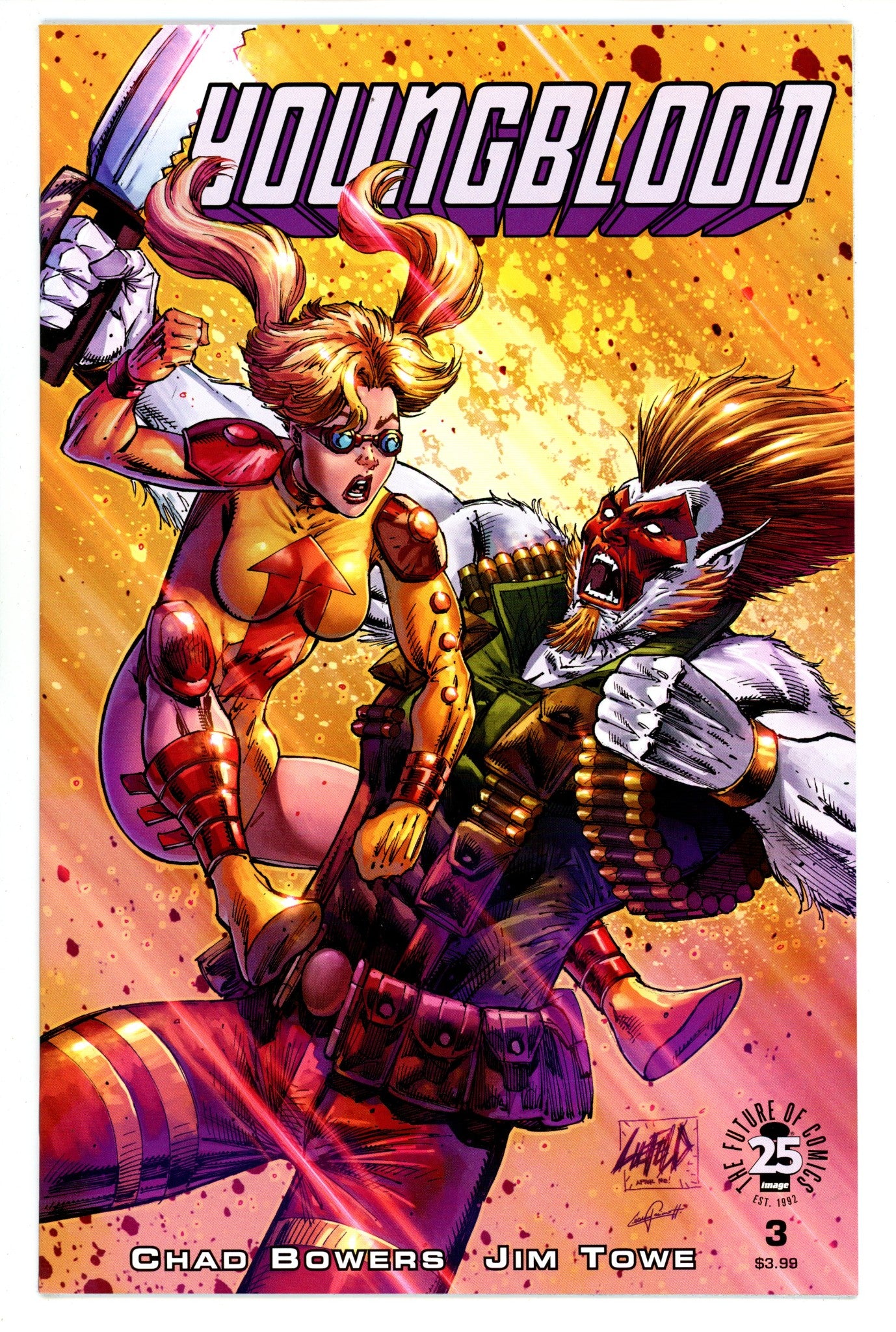 Youngblood Vol 6 3 High Grade (2017) Liefeld Variant 
