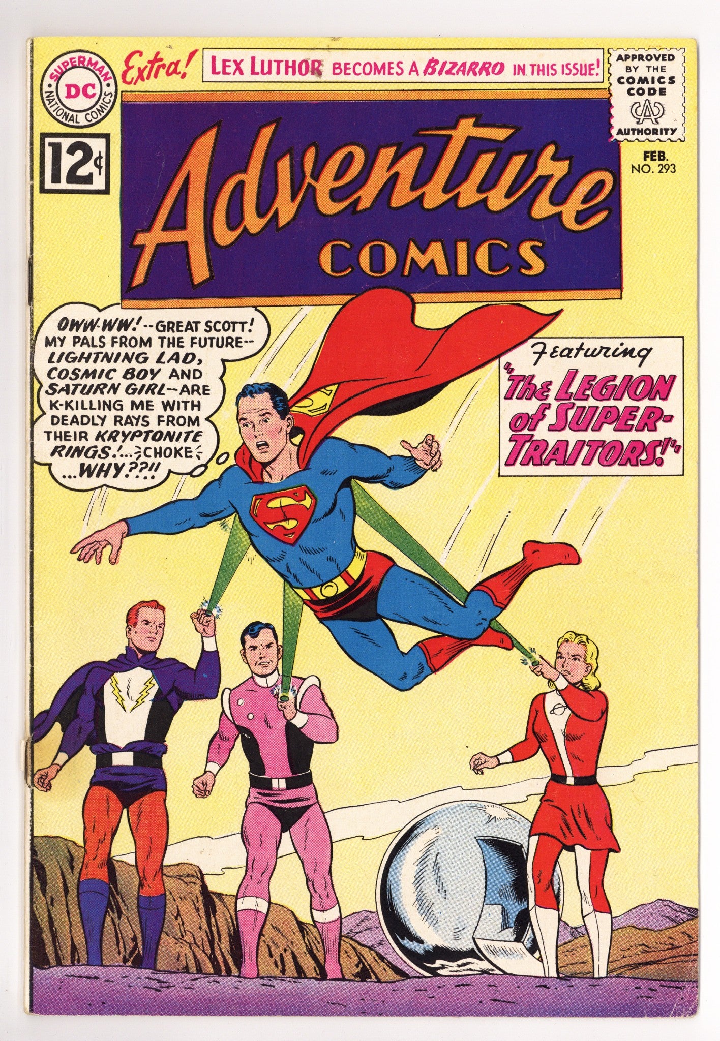 Adventure Comics Vol 1 293 VG+ (4.5) (1962) 