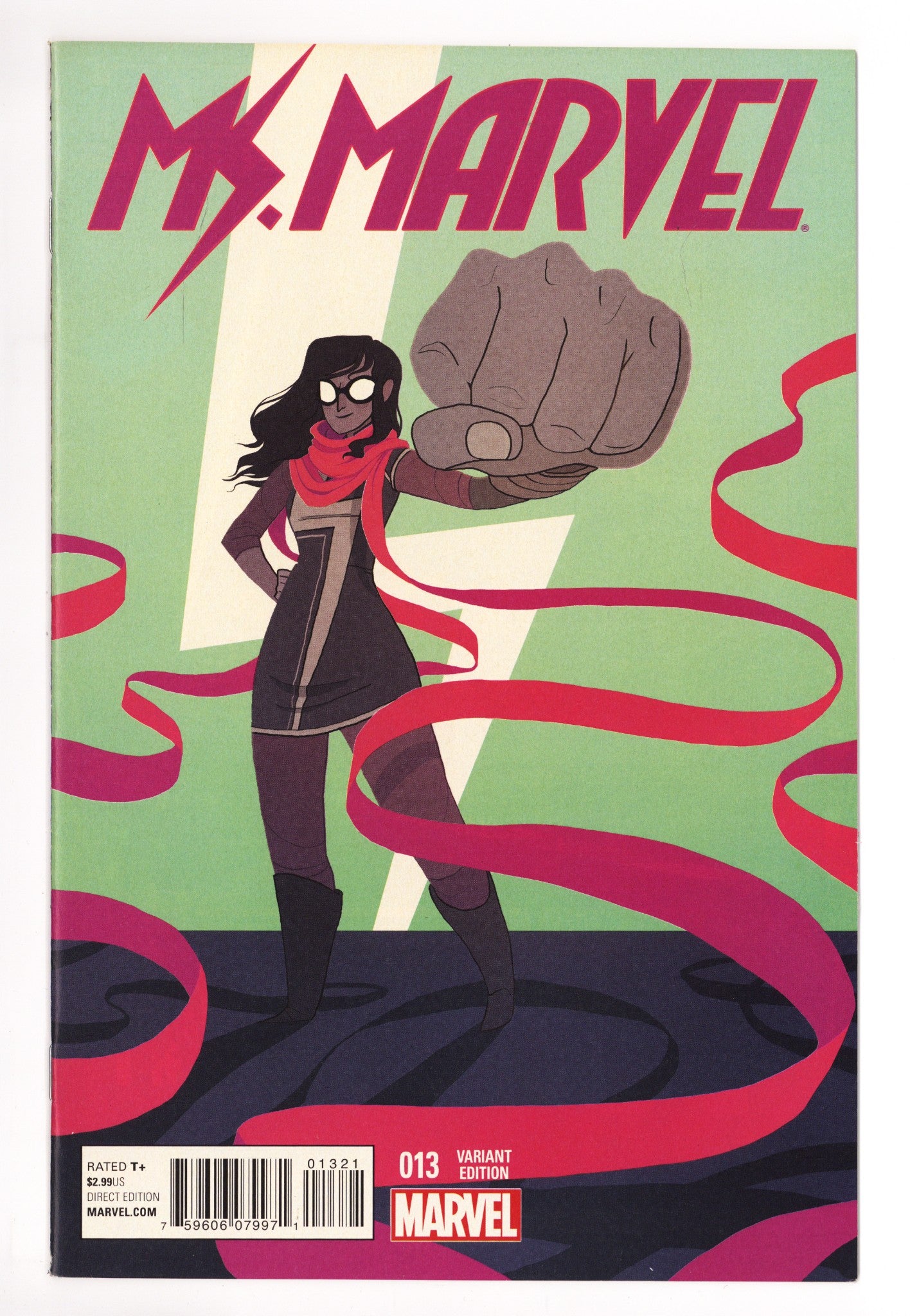 Ms. Marvel Vol 3 13 NM- (9.2) (2015) Stevenson Variant 