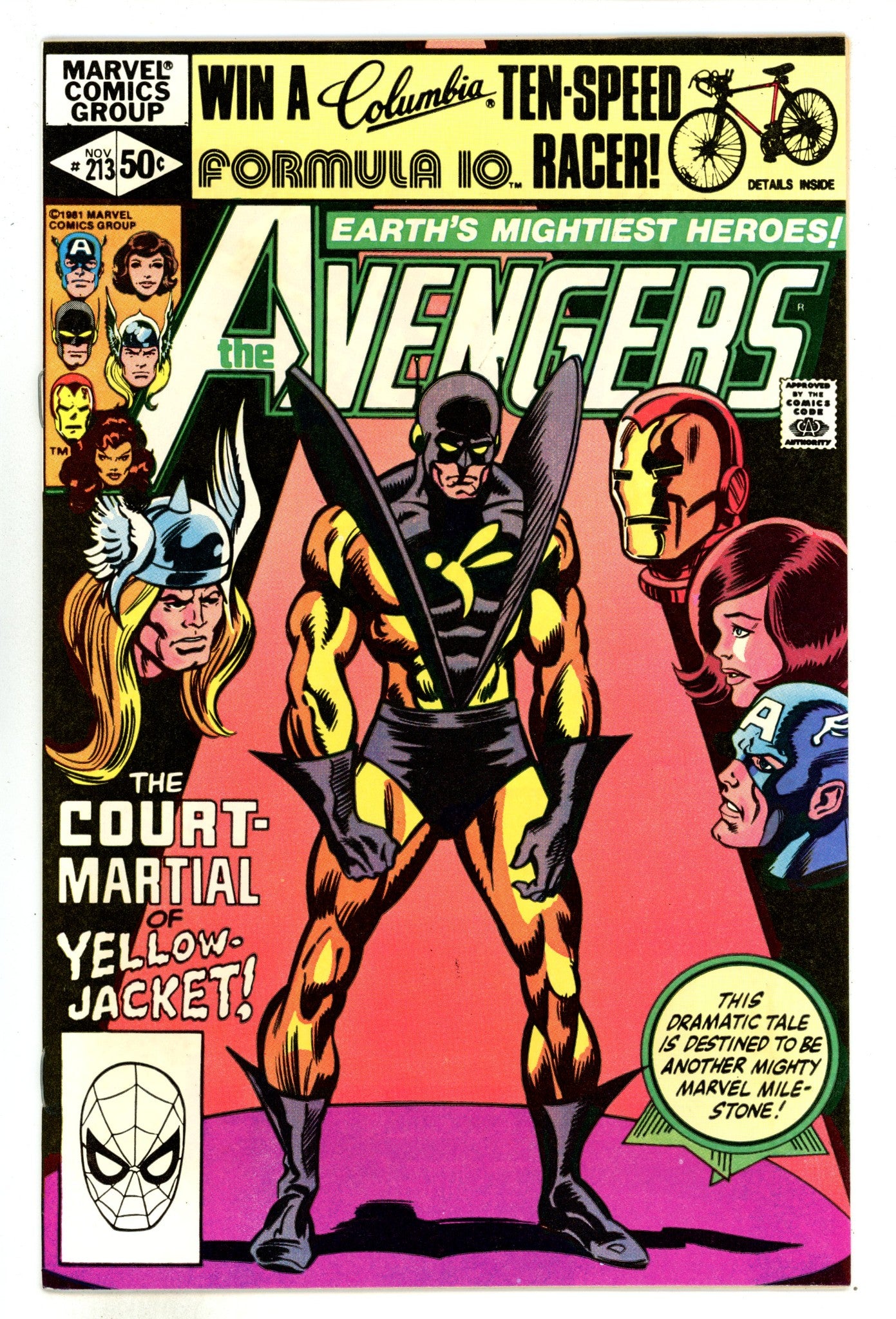 The Avengers Vol 1 213  Mid Grade   (1981)        