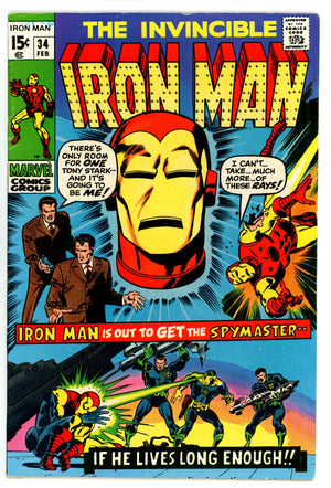 Iron Man Vol 1 34 VF- (7.5) (1971) 