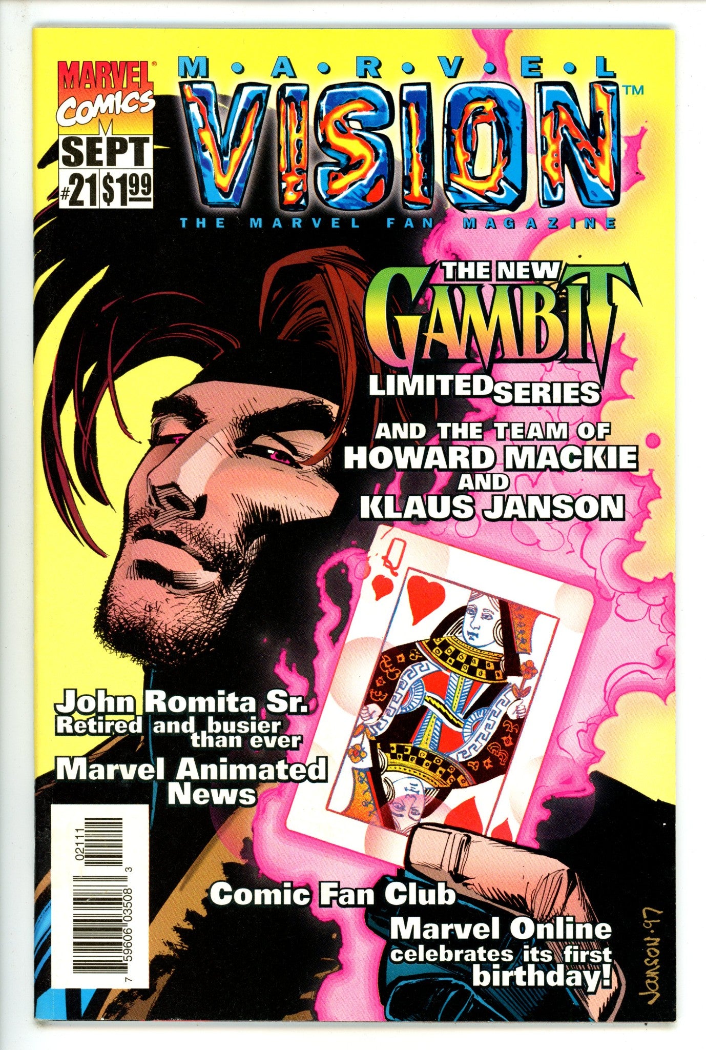 Marvel Vision 21 Low Grade (1997) 