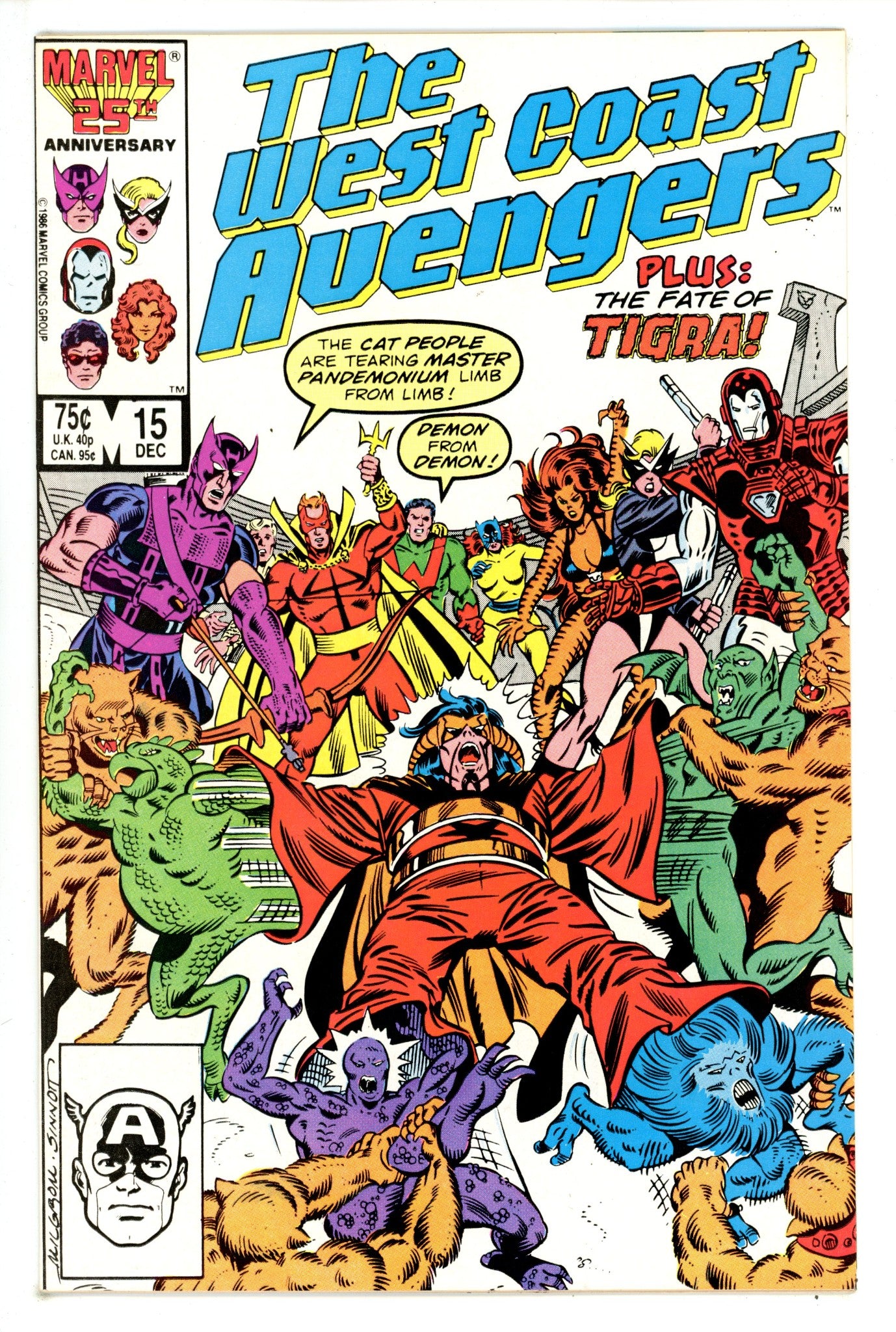 West Coast Avengers Vol 2 15 High Grade (1986) 