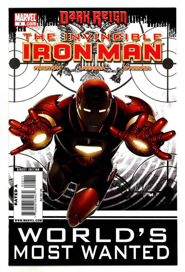 Invincible Iron Man Vol 1 8 High Grade (2009)