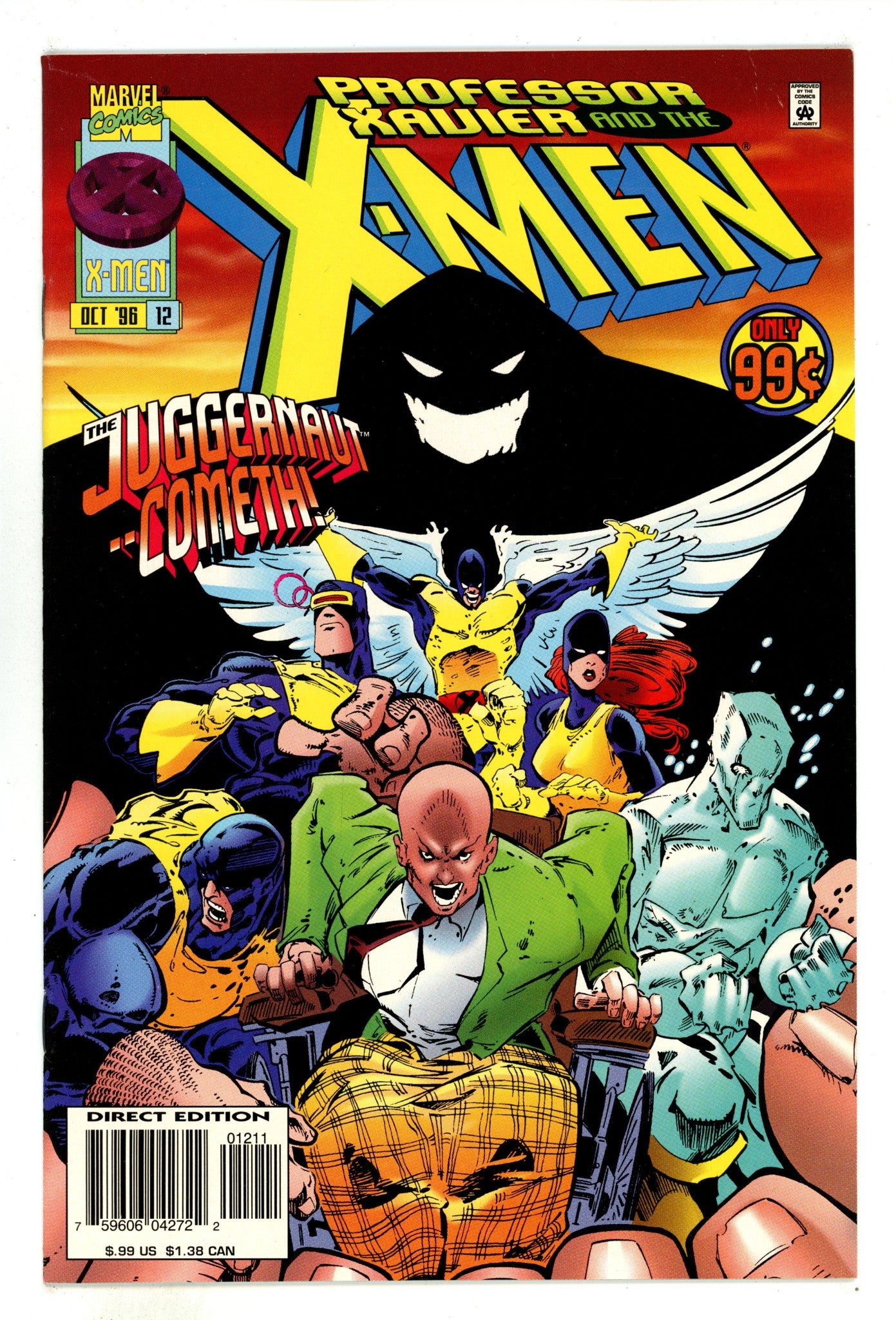 Professor Xavier and the X-Men 12 Mid Grade (1996) 