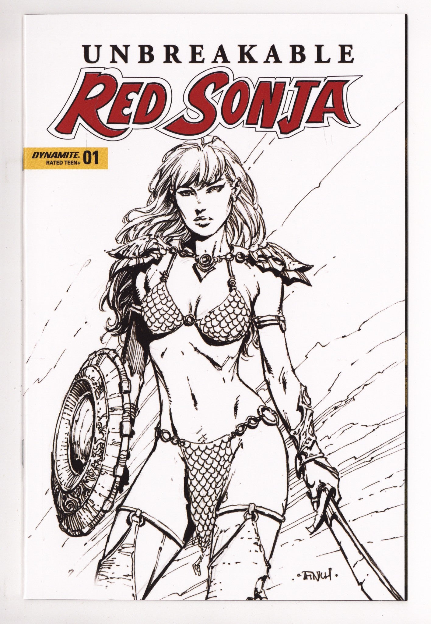 Unbreakable Red Sonja   1  High Grade   (2022) Finch Virgin   Variant  