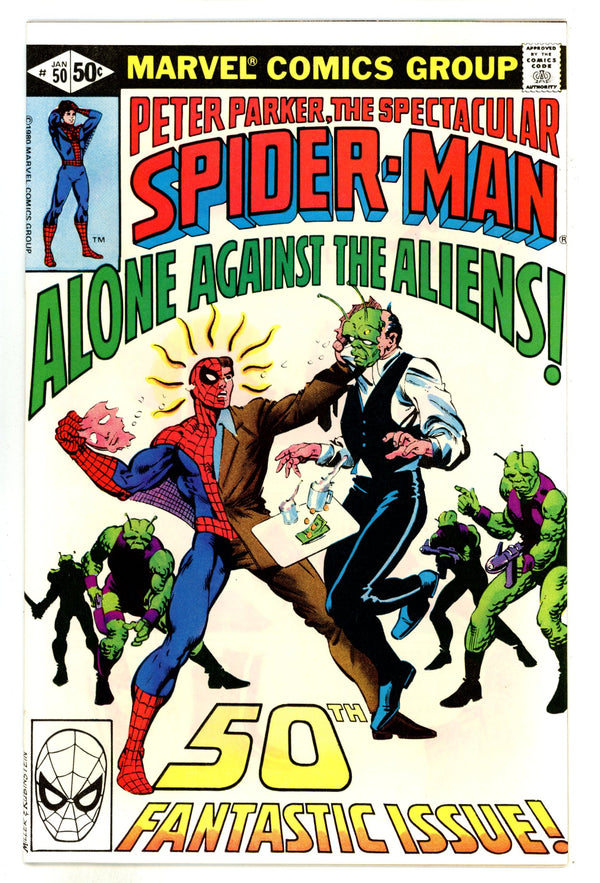 The Spectacular Spider-Man Vol 1 50 NM- (9.2) (1981)