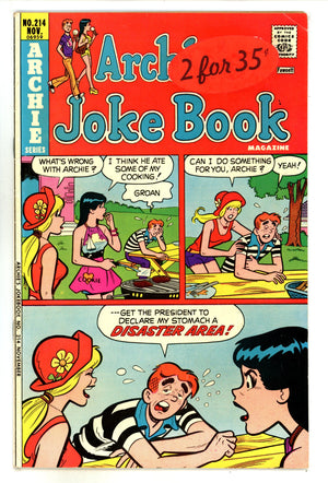 Archie's Joke Book Magazine 214 Low Grade (1975) 