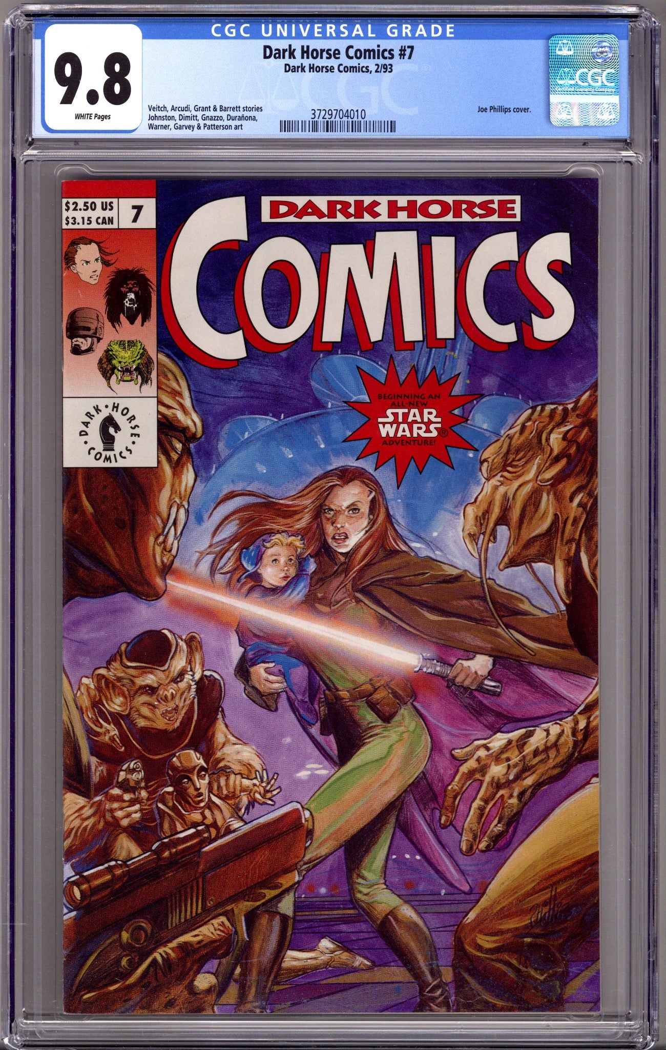 Dark Horse Comics 7 CGC 9.8 (NM/M) (1993)
