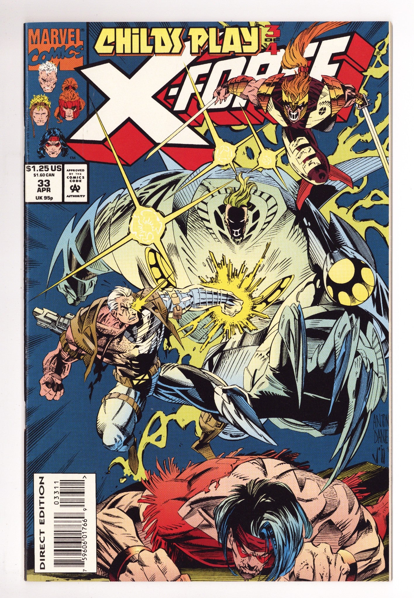 X-Force Vol 1 33 High Grade (1994) 