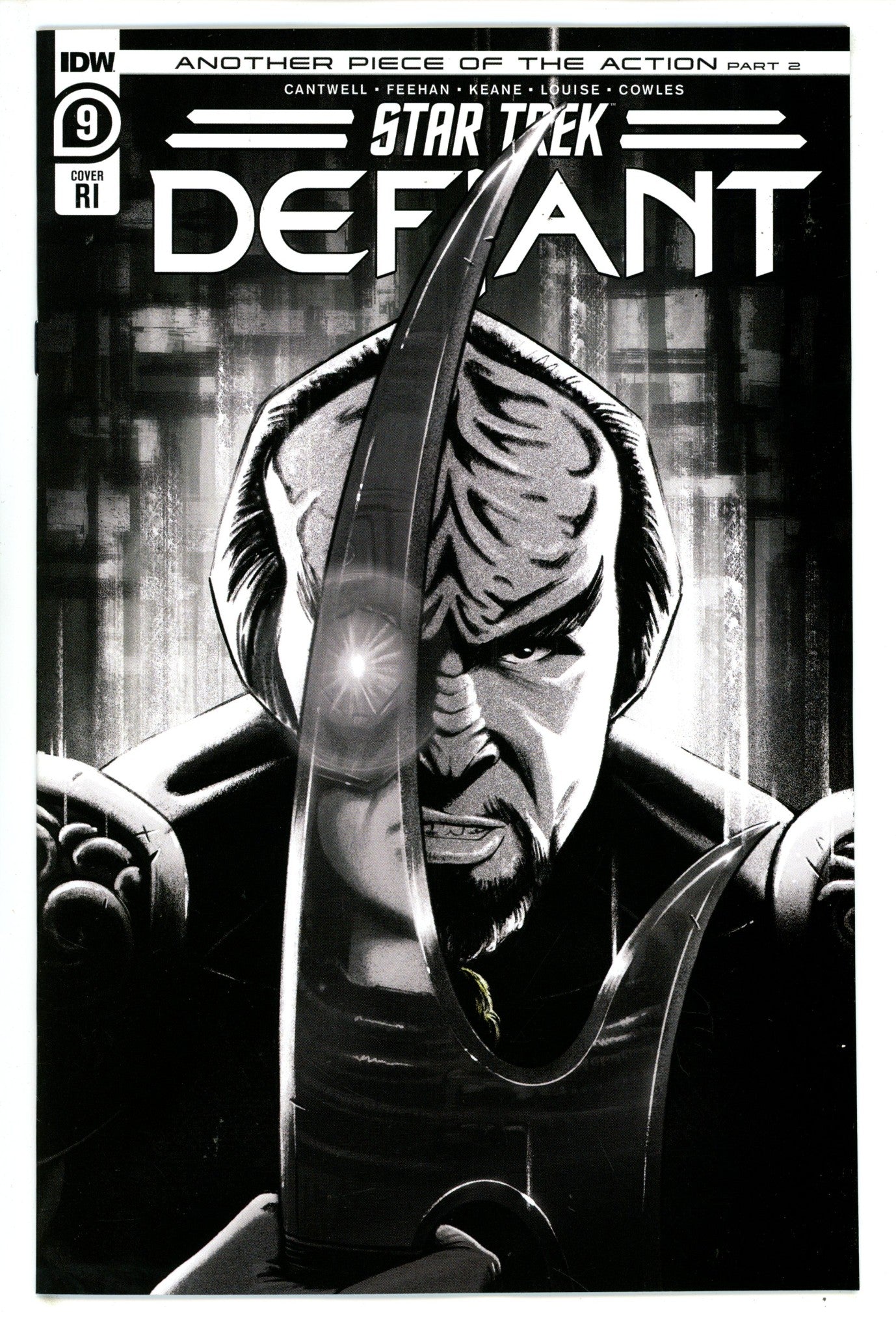 Star Trek Defiant 9 Feehan B&W Incentive Variant NM (2023)