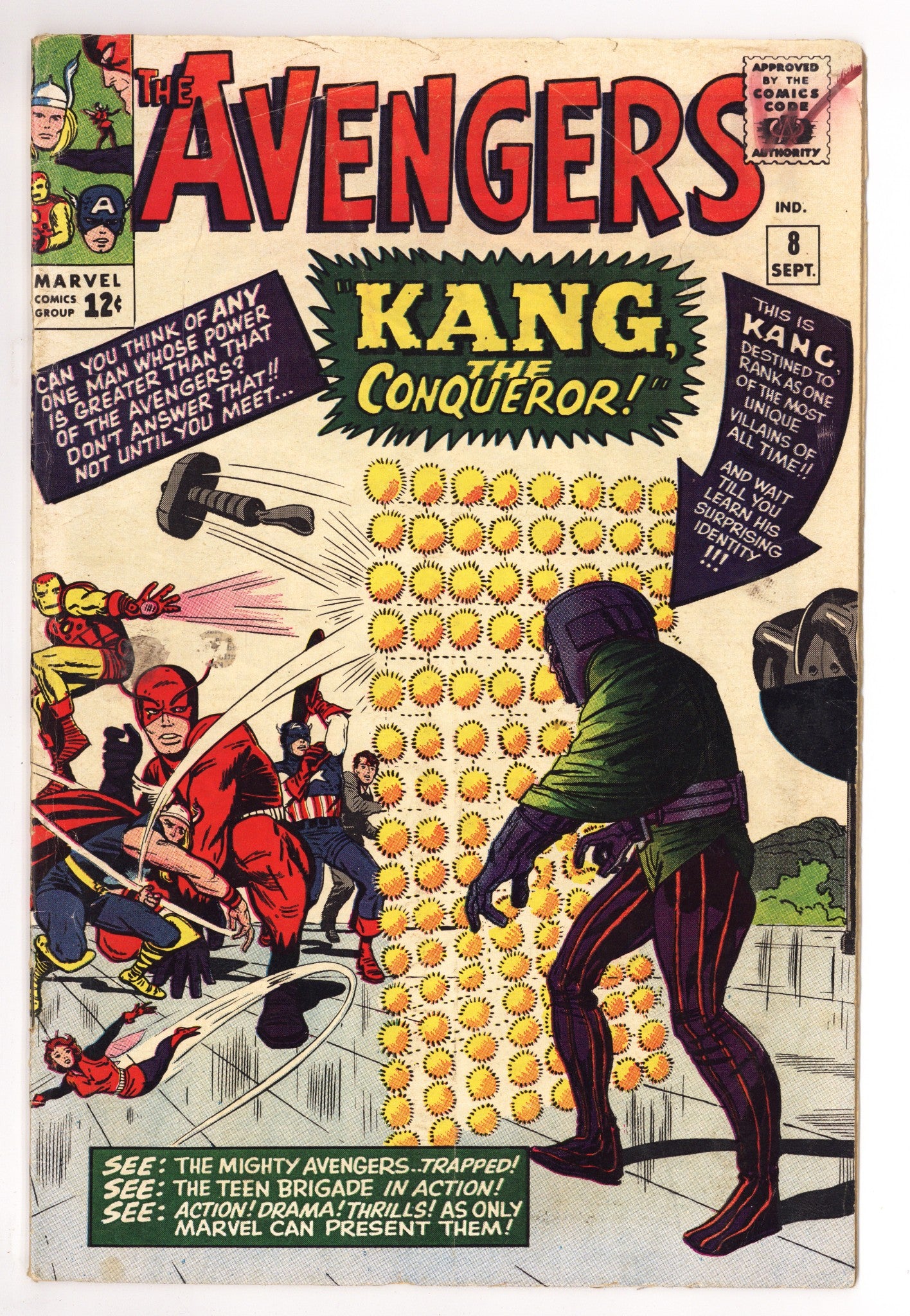 The Avengers Vol 1 8 VG- (3.5) (1964) 