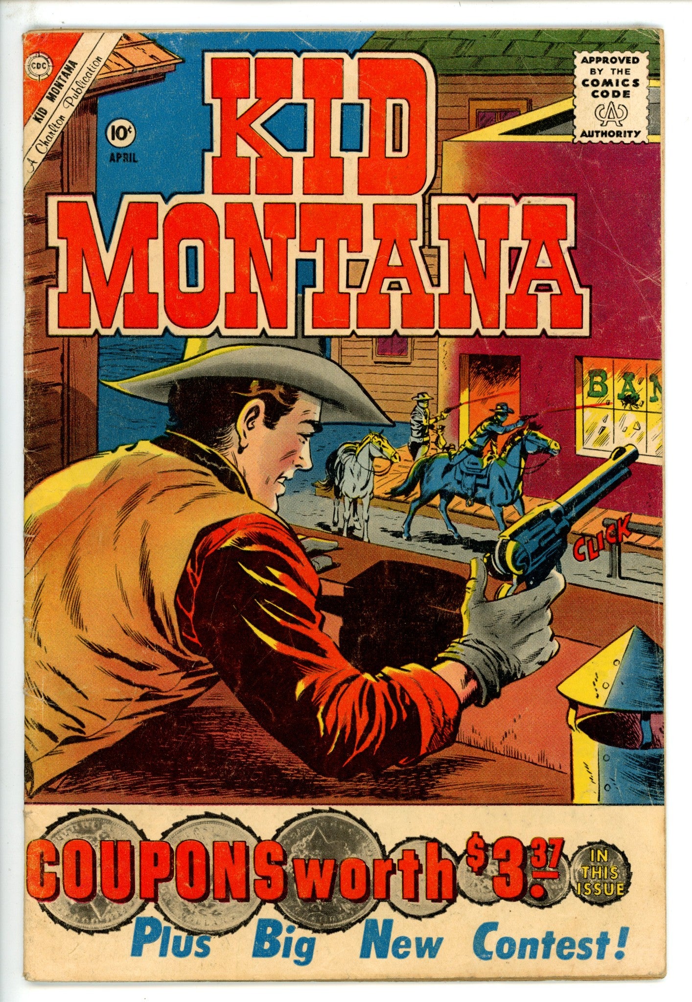 Kid Montana 28 VG- (3.5) (1961) 