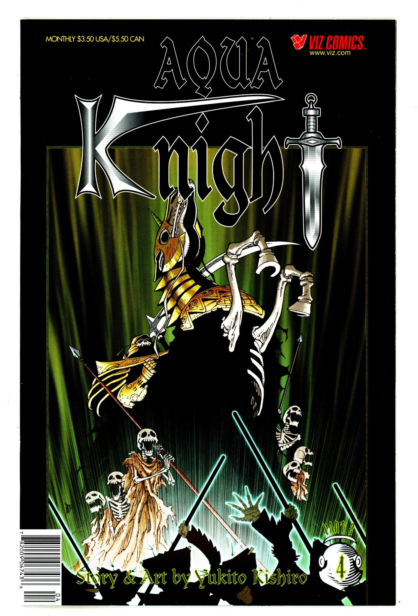 Aqua Knight Part Two 4 High Grade (2000) 