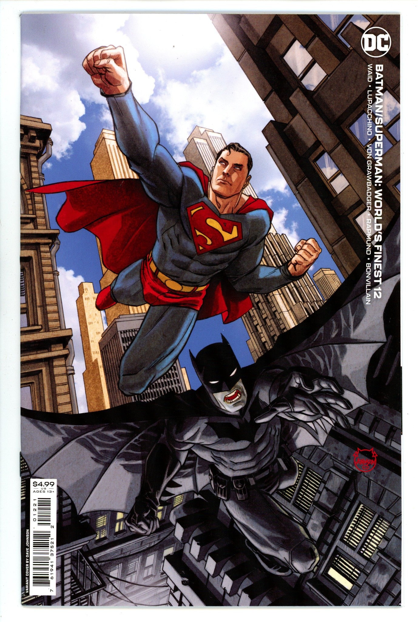 Batman / Superman: World's Finest Vol 2 12 High Grade (2023) Johnson Variant 