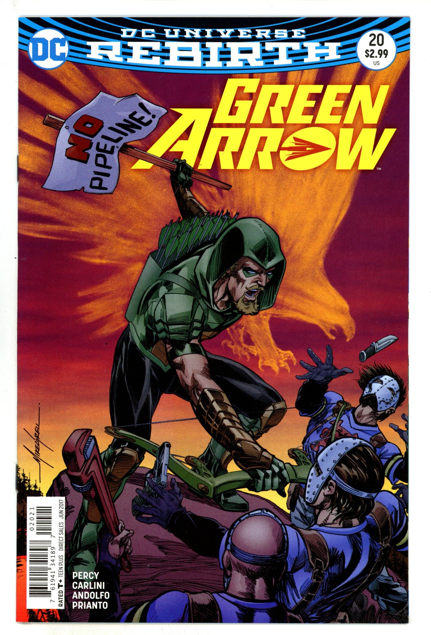 Green Arrow Vol 6 20 High Grade (2017) Grell Variant 