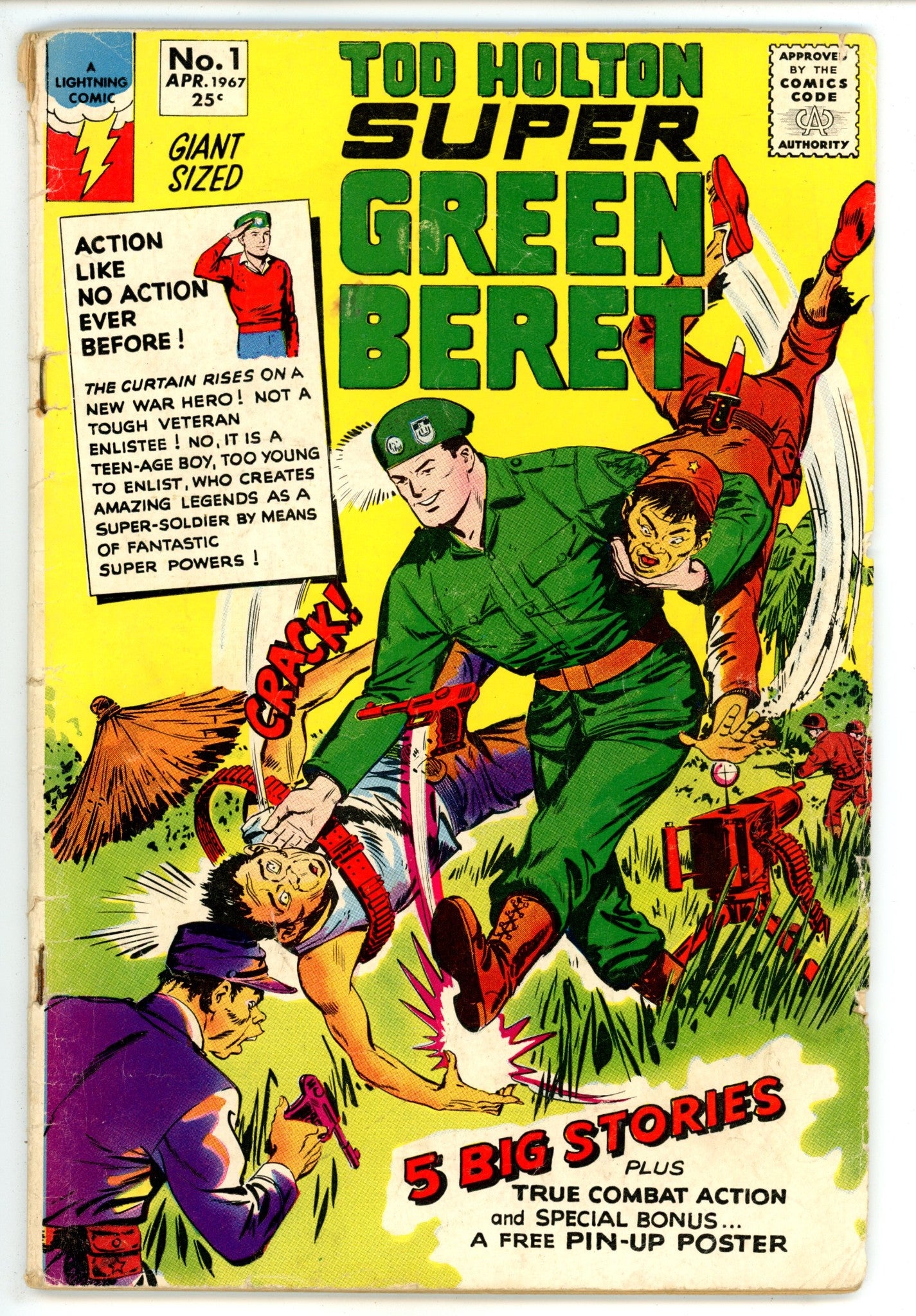 Super Green Beret 1 GD/VG (3.0) (1967) 