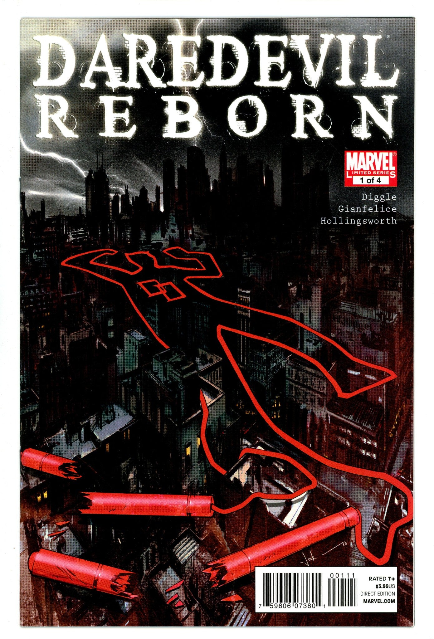 Daredevil: Reborn 1 High Grade (2011) 
