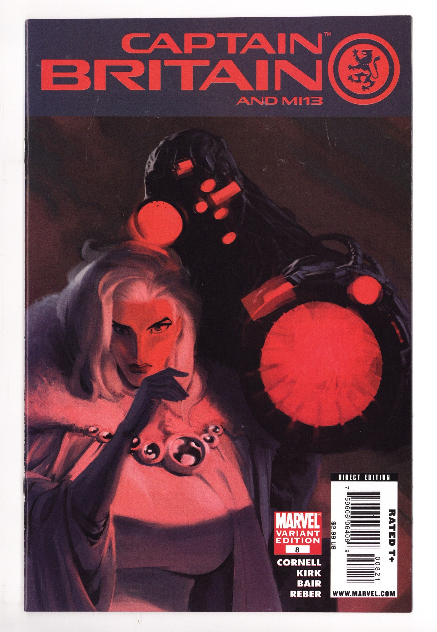 Captain Britain and MI: 13 8 High Grade (2009) Ramos Variant 